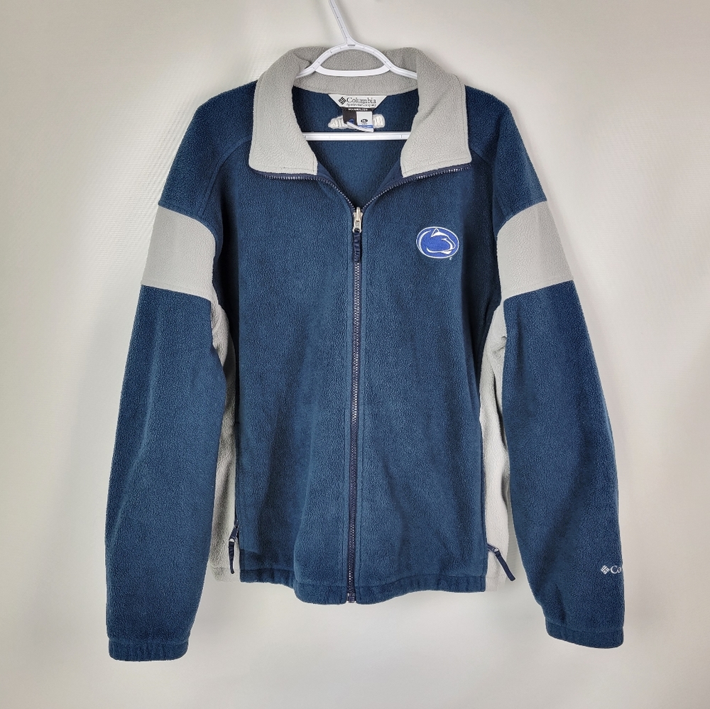 Columbia Penn State Zippered Jacket Sz XL